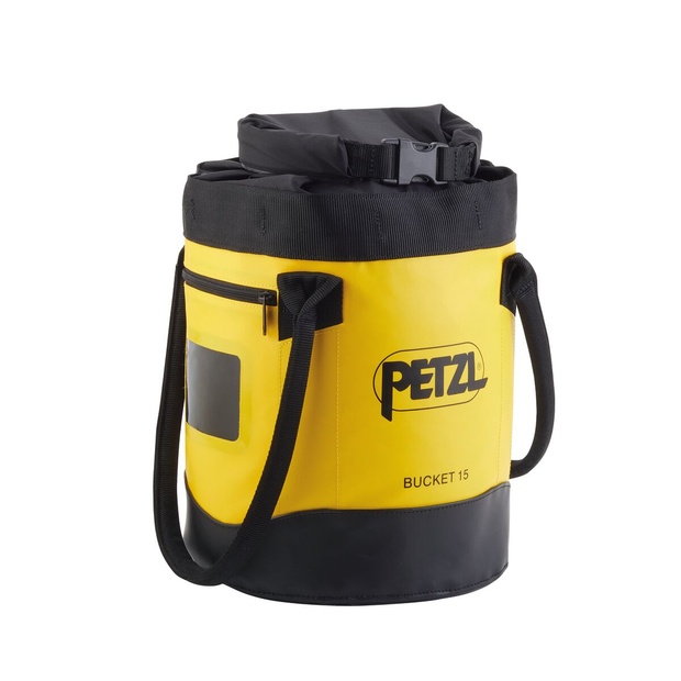 Petzl sacco portacorda Mod. BUCKET (15 lt) colore giallo