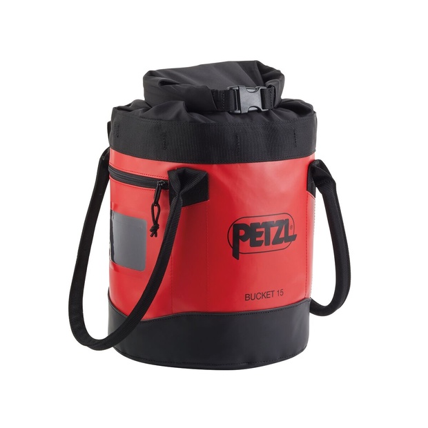 Petzl sacco portacorda Mod. BUCKET (15 lt) colore rosso