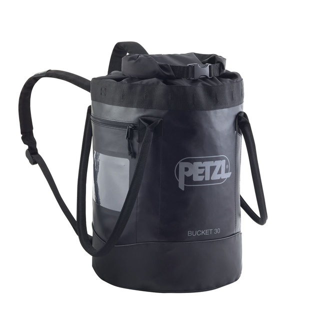 Petzl sacco portacorda Mod. BUCKET (30 lt) colore nero