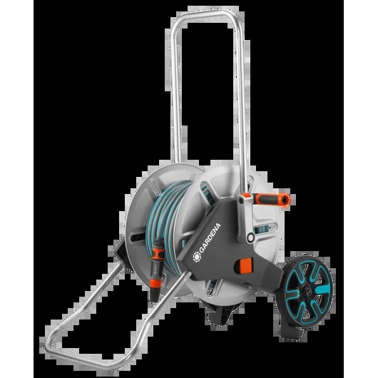 Carrello avvolgigomma in ferro 60 GARDENA completo di mt. 25 gomma 16 mm.