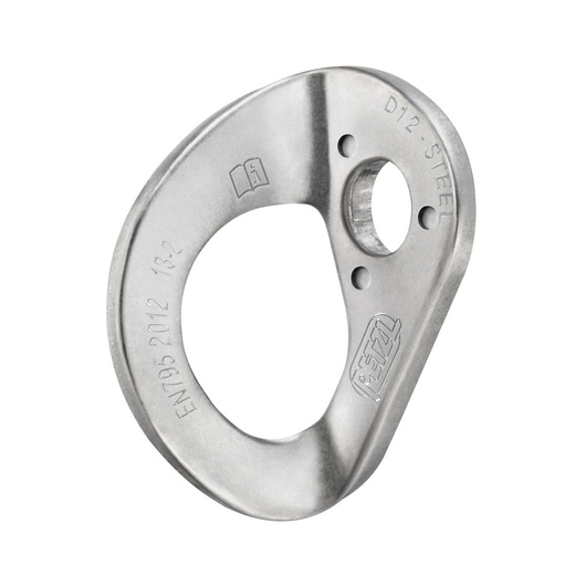 Placchetta PETZL Mod. COEUR STEEL 12 mm.