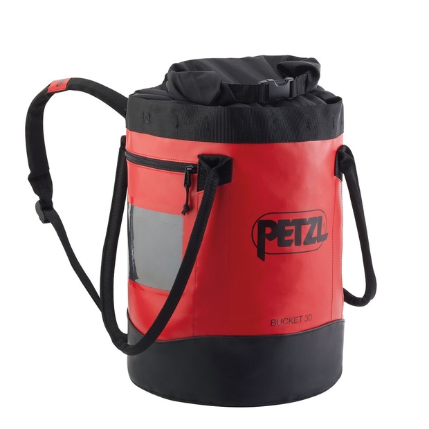 Petzl sacco portacorda Mod. BUCKET (30 lt) colore rosso