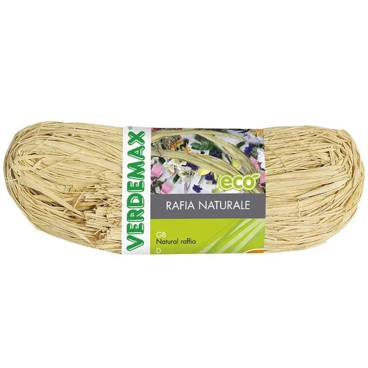 VERDEMAX 4594 Rafia naturale - Bobina da 150 gr