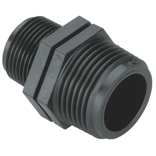 Nipplo valvola GARDENA con filetto da 1" + 3/4"