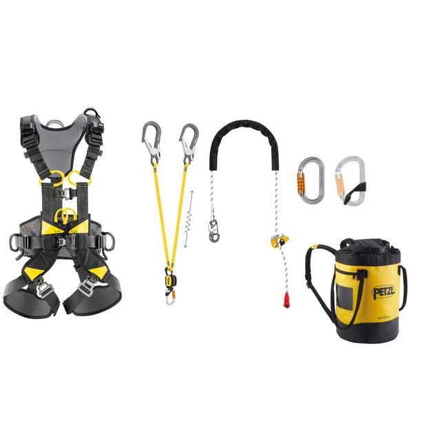 Petzl kit protezione cadute Mod. FALL ARREST AND WORK POSITIONING KIT tg.1