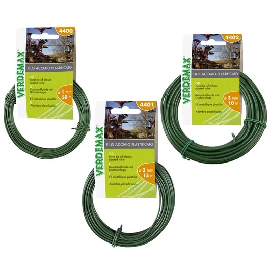 Verdemax filo tondo in acciaio diam. 2 mm (15 mt)