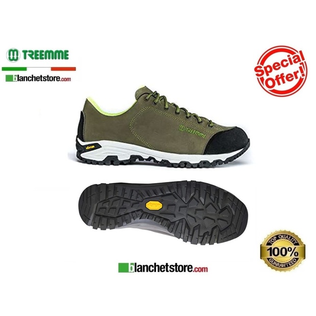 TREEMME Scarpa bassa in pelle scamosciata con suola vibram. EN 20345