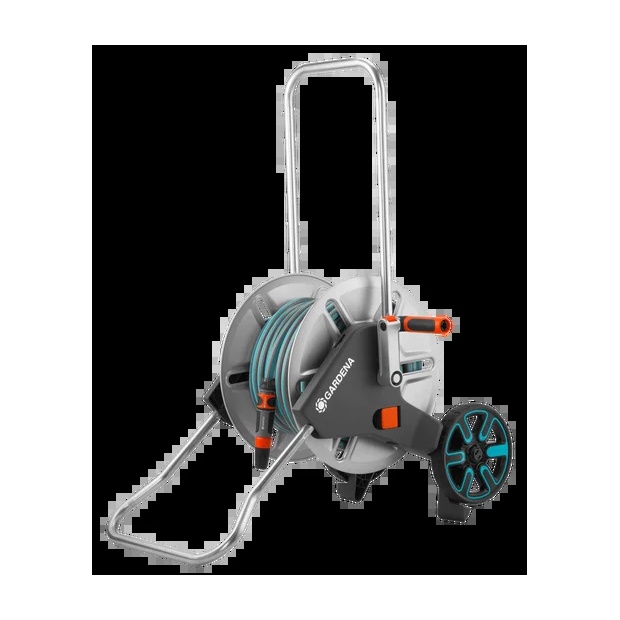 Carrello avvolgigomma in ferro 60 GARDENA completo di mt. 25 gomma 16 mm.