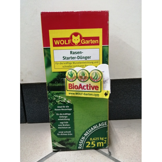 WOLF Concime Starter mod. LH25 per tappeti erbosi (x 25 mq)