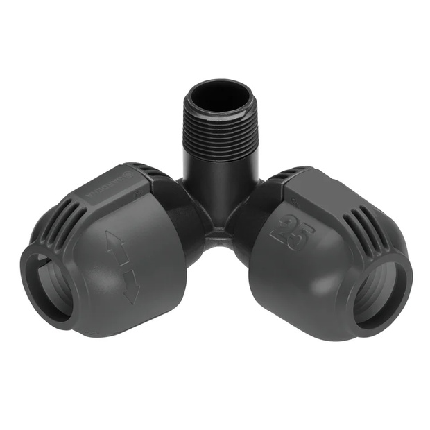 Gardena raccordo a L 25 mm + filetto 3/4'' maschio