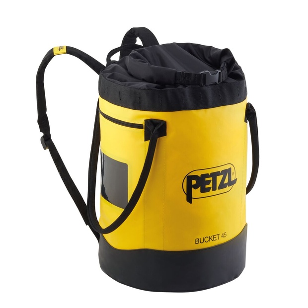 Petzl sacco portacorda Mod. BUCKET (45 lt) colore giallo