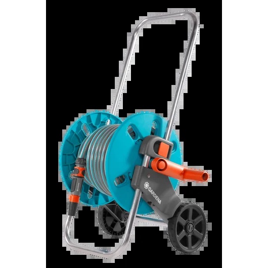 Set carrello avvolgitubo aquaroll tg. S GARDENA contiene 20 mt. tubo 1/2" + racc