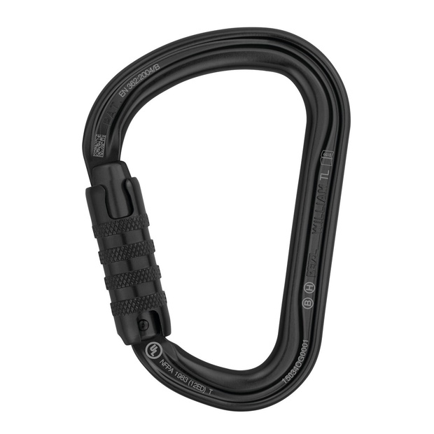 Petzl moschettone Mod. WILLIAM (Triact-lock) colore nero