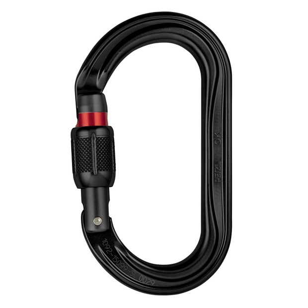 Petzl moschettone Mod. OK (Screw-lock)