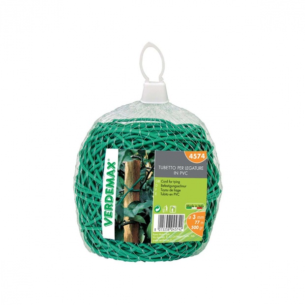 VERDEMAX 4574 Tubetto PVC - Diametro 3 mm - Gomitolo 500 g