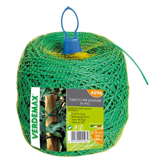 VERDEMAX 4596 Tubetto PVC - Diametro 2 mm (1 kg)