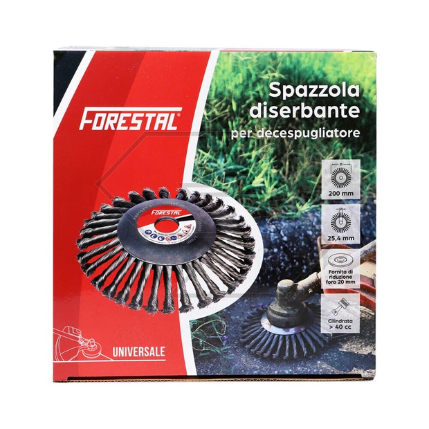 SABART R303444 Spazzola per diserbo in acciaio