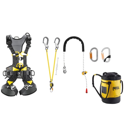 Petzl kit protezione cadute Mod. FALL ARREST AND WORK POSITIONING KIT tg.2