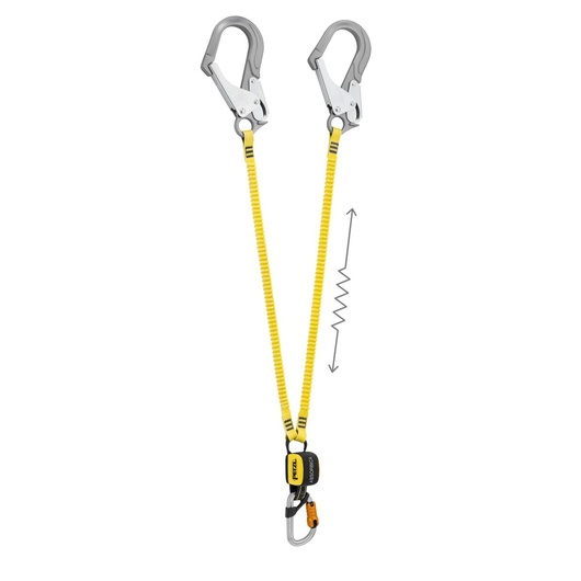 Petzl cordino doppio con assorbitore di energia Mod. ABSORBICA-Y 150