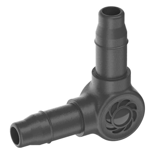 Raccordo a L GARDENA diam. 4,6 mm MIcro-Drip-System EX 8381
