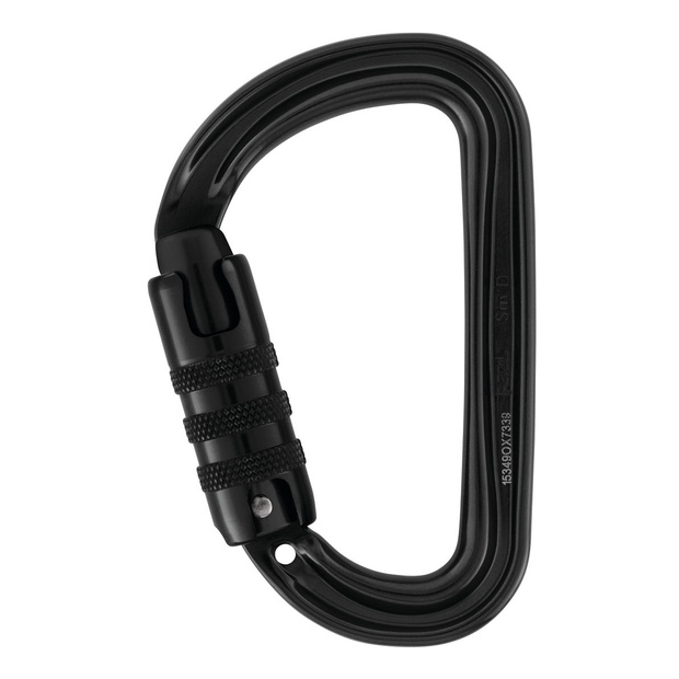 Petzl moschettone Mod. Sm'D (Triact-lock) colore nero