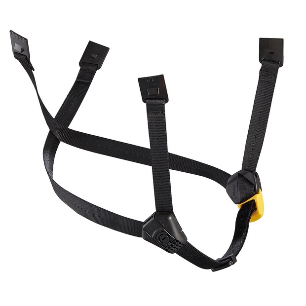 Petzl sottogola Dual versione estesa giallo/nero
