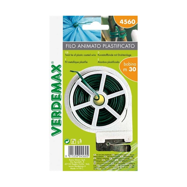 VERDEMAX 4560 Filo animato plastificato con taglio - Lunghezza 30 m
