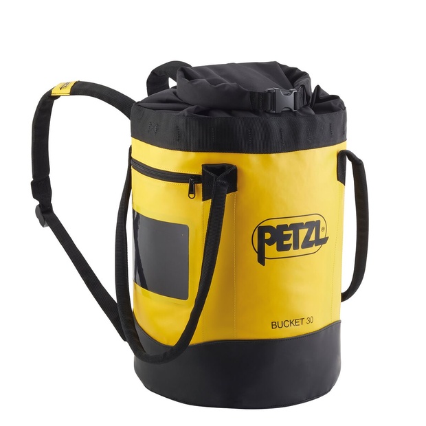 Petzl sacco portacorda Mod. BUCKET (30 lt) colore giallo