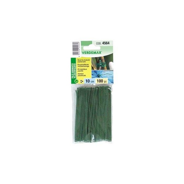 VERDEMAX 4564 Filo animato plastificato - 12 cm (100 pezzi)