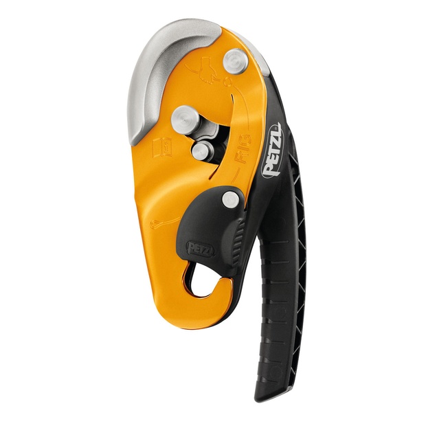 Petzl discensore autofrenante Mod. RIG colore giallo