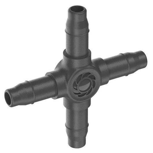 Raccordo a 4 vie GARDENA Micro-Drip-System 4,6 mm. (conf. 10 pz.) EX GARD-8334