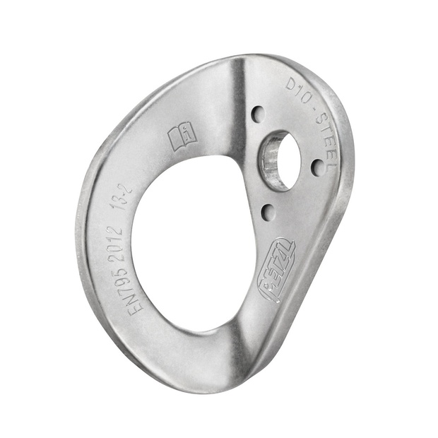 Placchetta PETZL Mod. COEUR STEEL 10 mm.