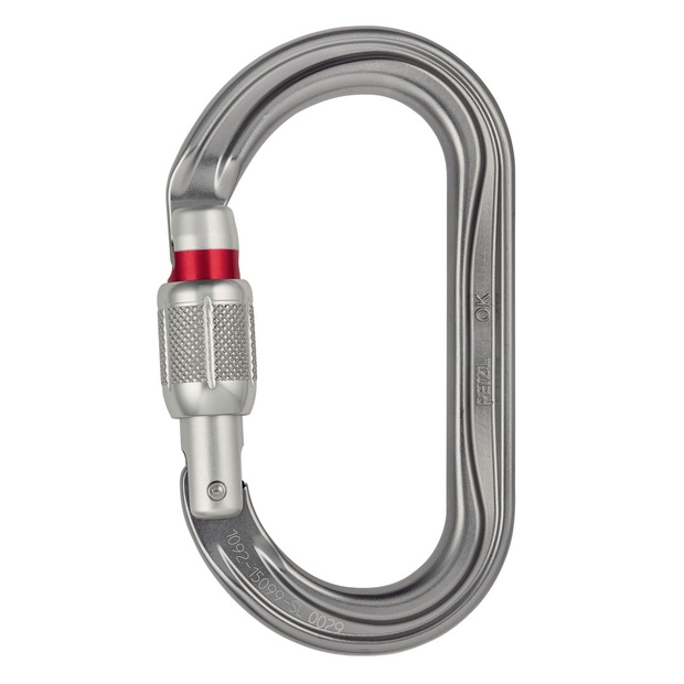 Moschettone PETZL Mod. OK Screw-Lock