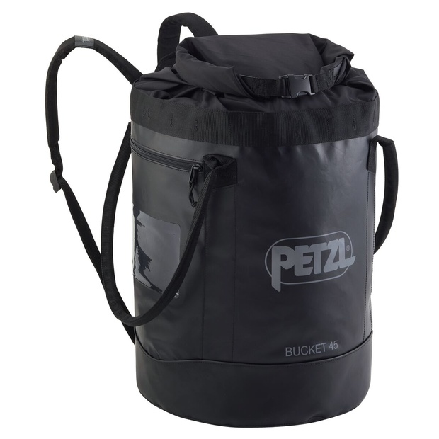 Petzl sacco porta corda Mod. BUCKET (45 lt) colore nero